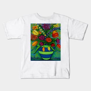 Funky Town Bouquet Kids T-Shirt